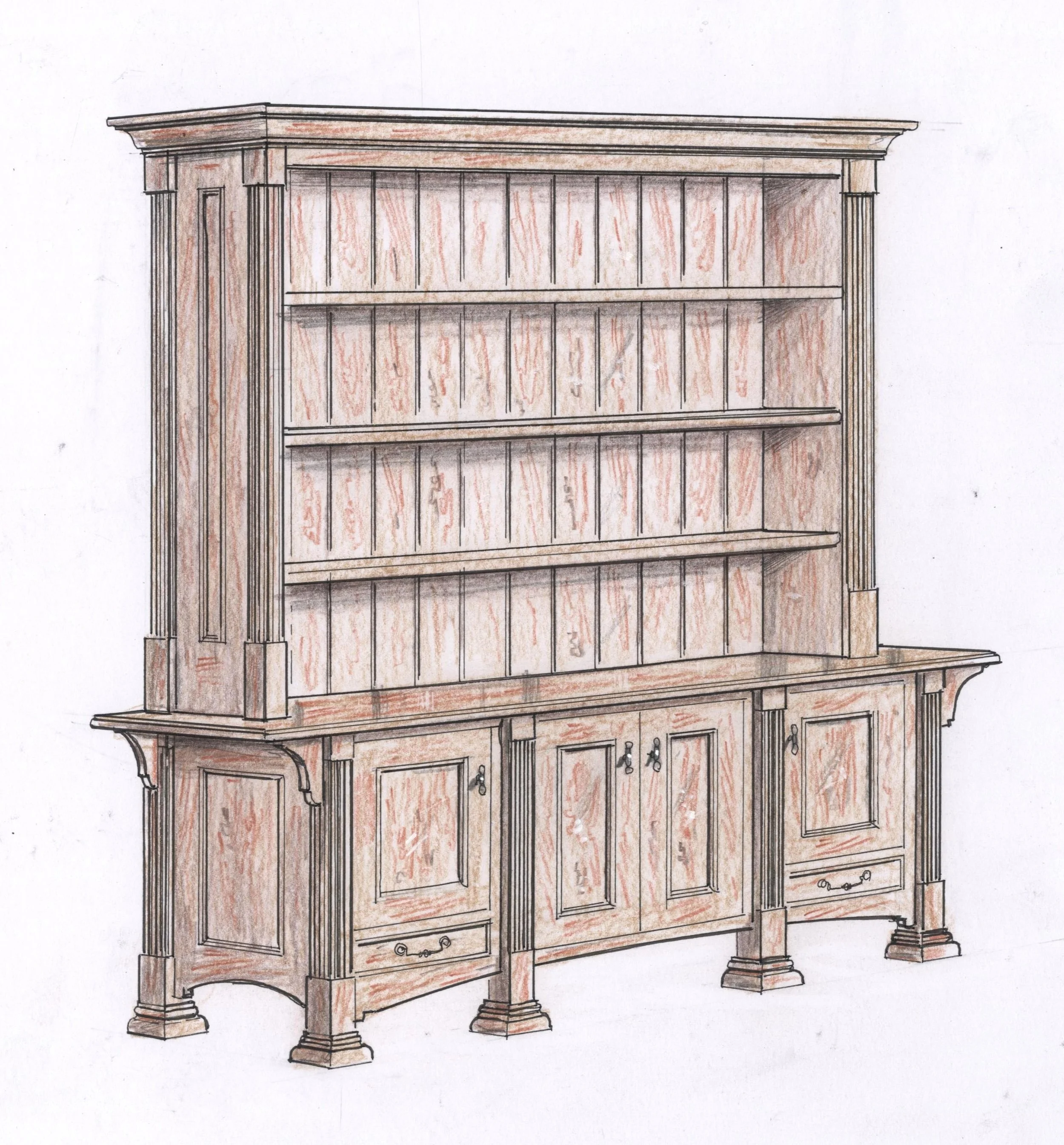 Welsh dresser in Arts + Crafts style.jpg