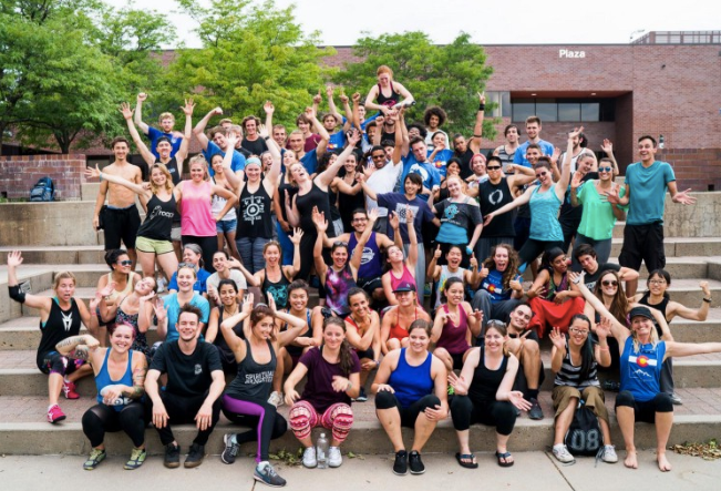 Majority-female jam at the North American Women's Parkour Jam 2016 in Colorado. Photo Credit: Anya Chibis