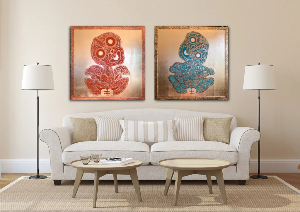 If you email me a photo of your wall I can show you what any of my paintings will look like in your room INFO@JENNYMEHRTENS.COM