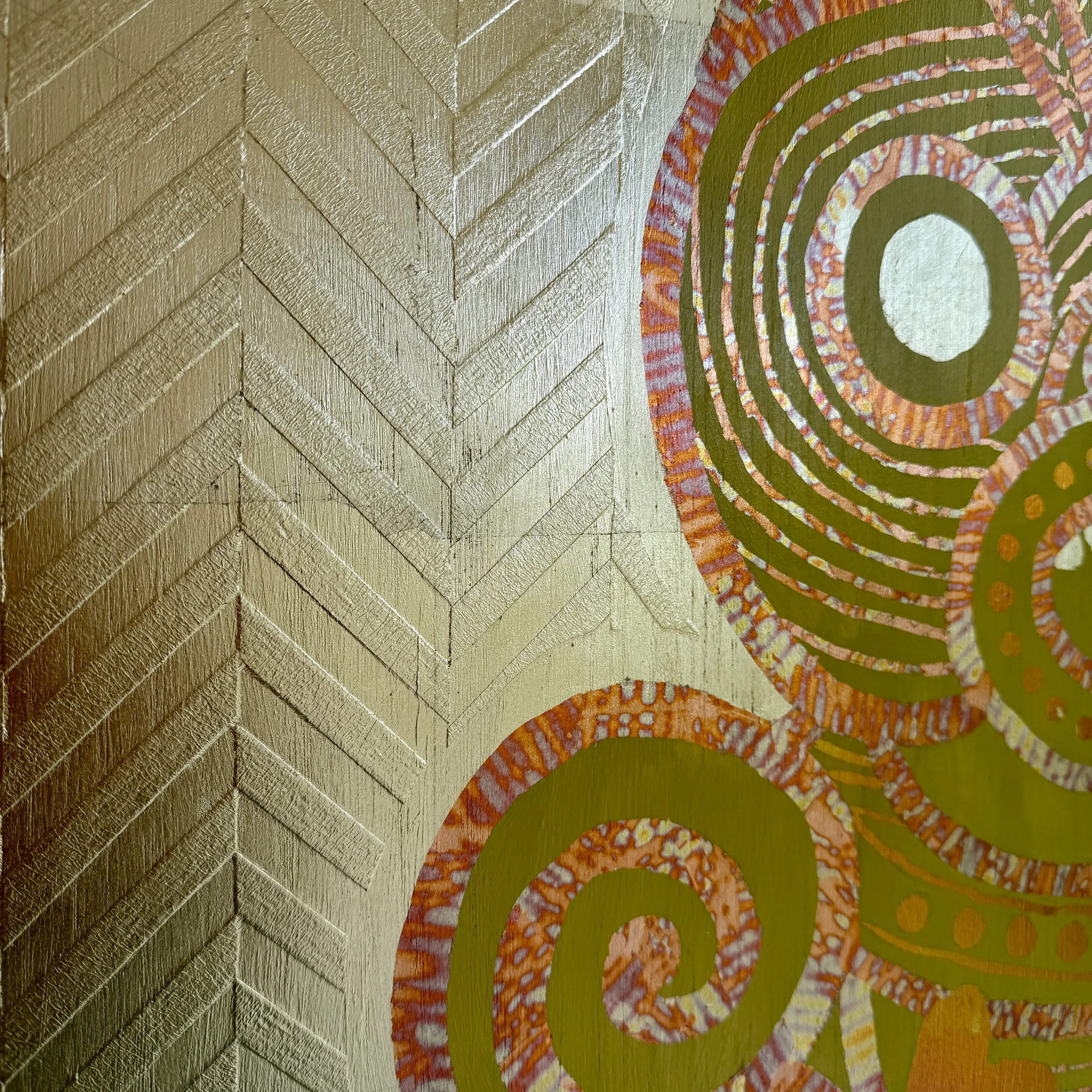  Detail of above painting. 