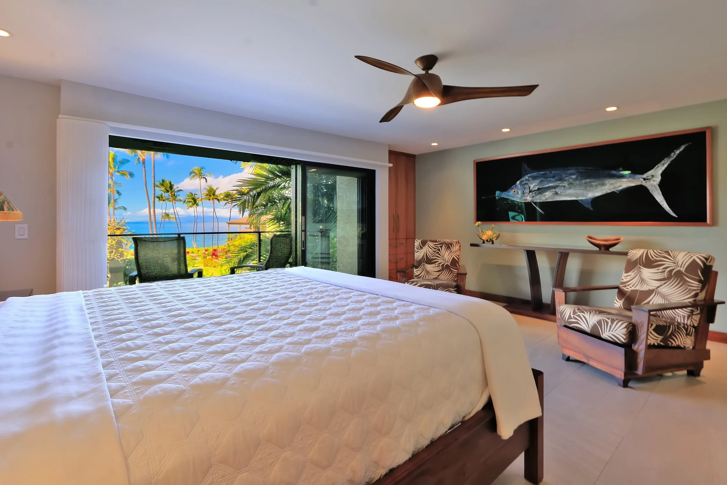 Ocean view master bedroom
