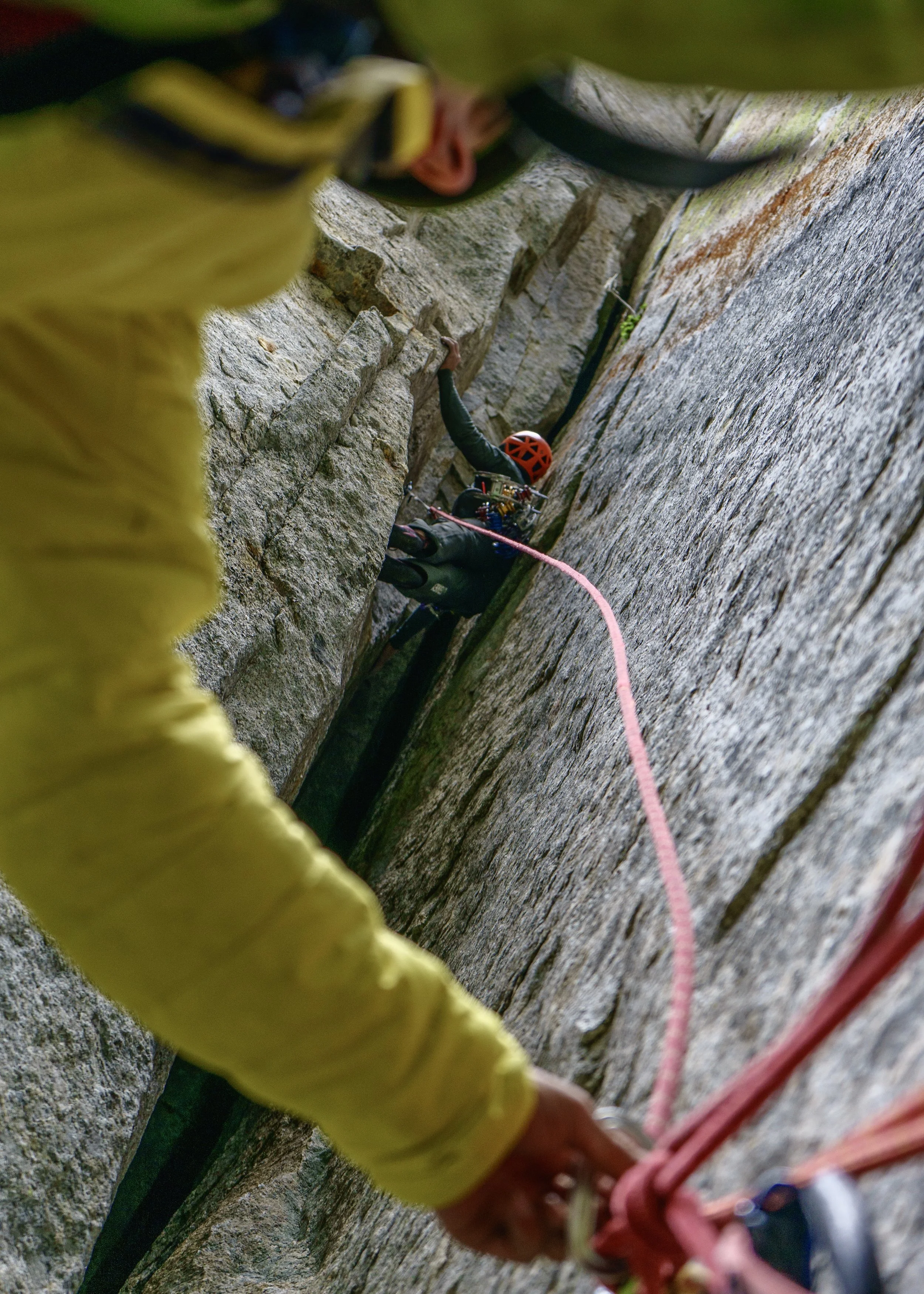 Kevin Jorgeson on Higher Cathedral Spire. Photo: Justin Olsen