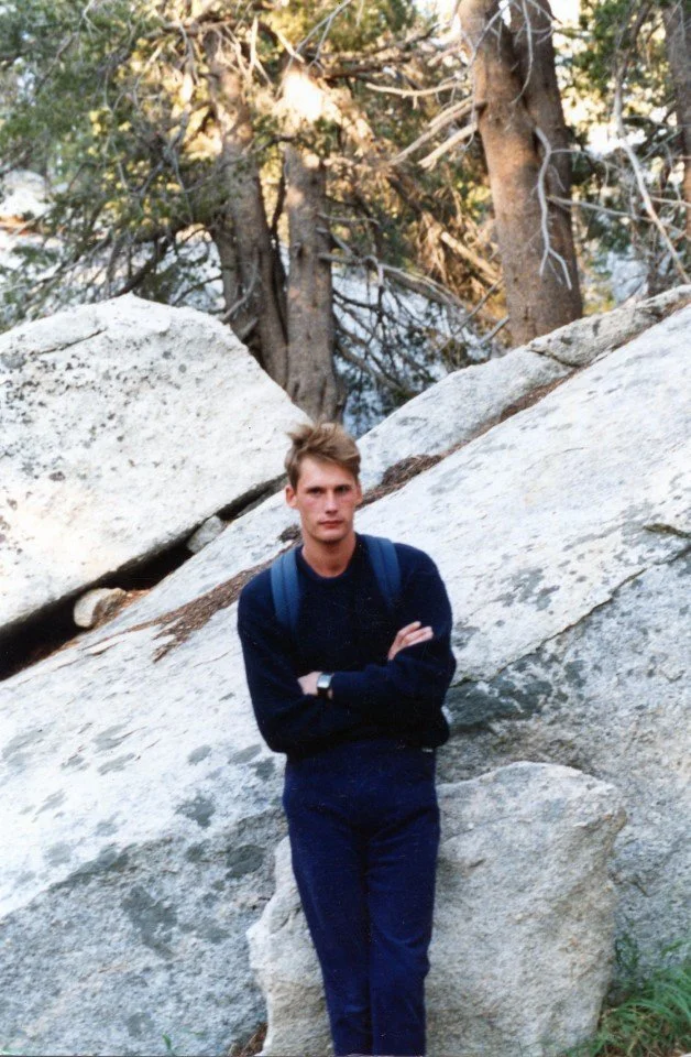 Dave Sessions in Tuolumne, 1988. Photo: Sessions collection