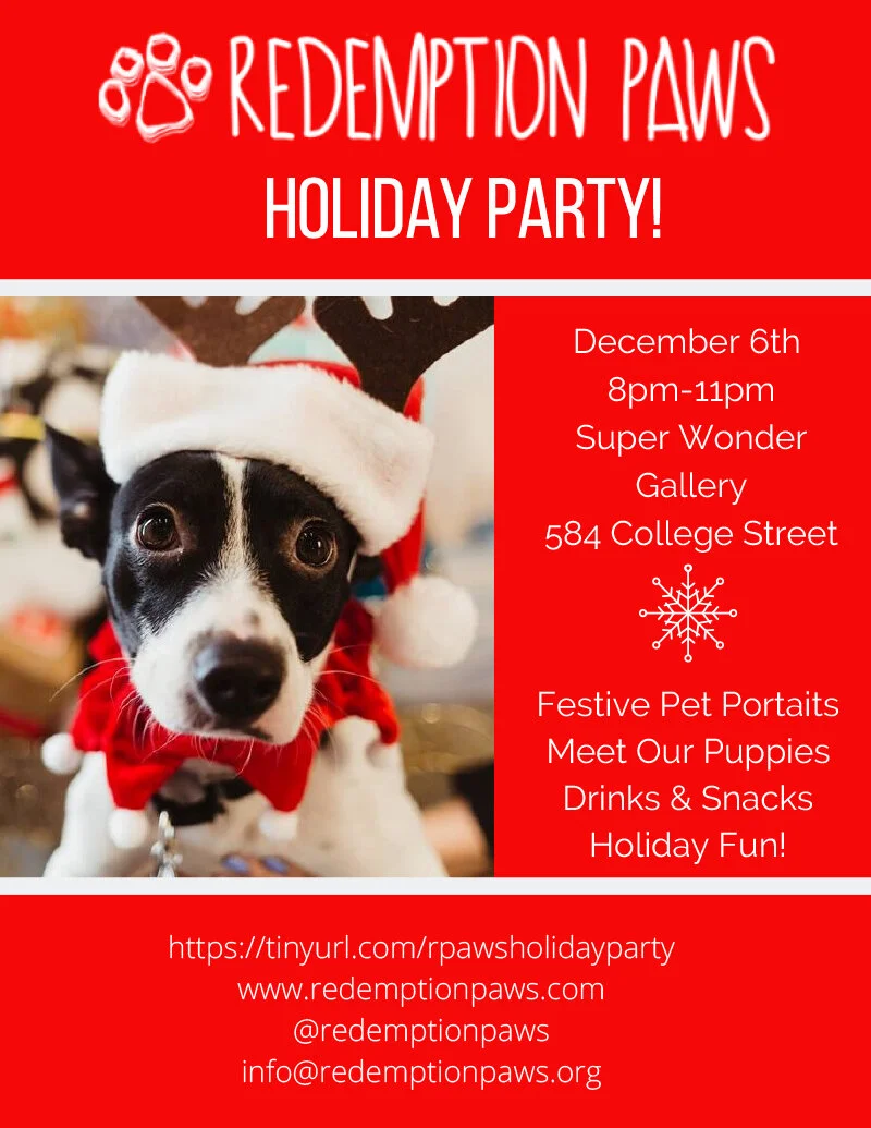 Redemption Paws Holiday Party