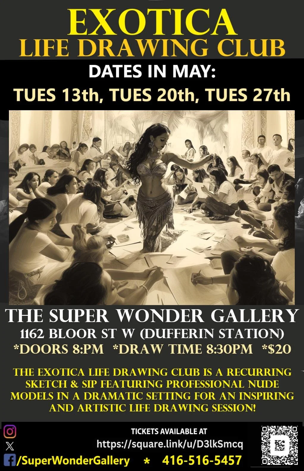 EXOTICA LIFE DRAWING Art Club