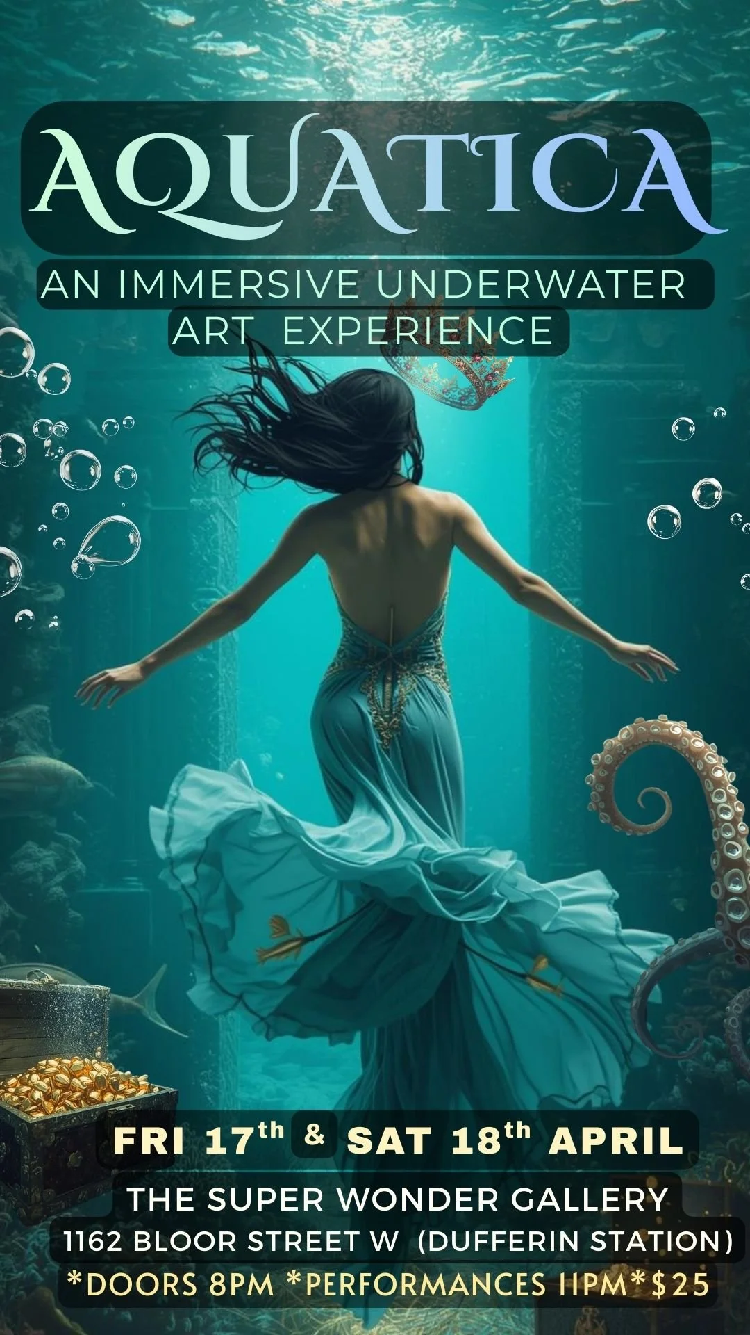 An Immersive Underwater Art Experience: AQUATICA
