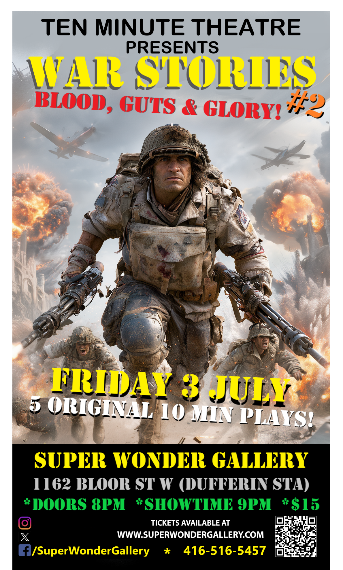 WAR STORIES by Ten Minute Theatre