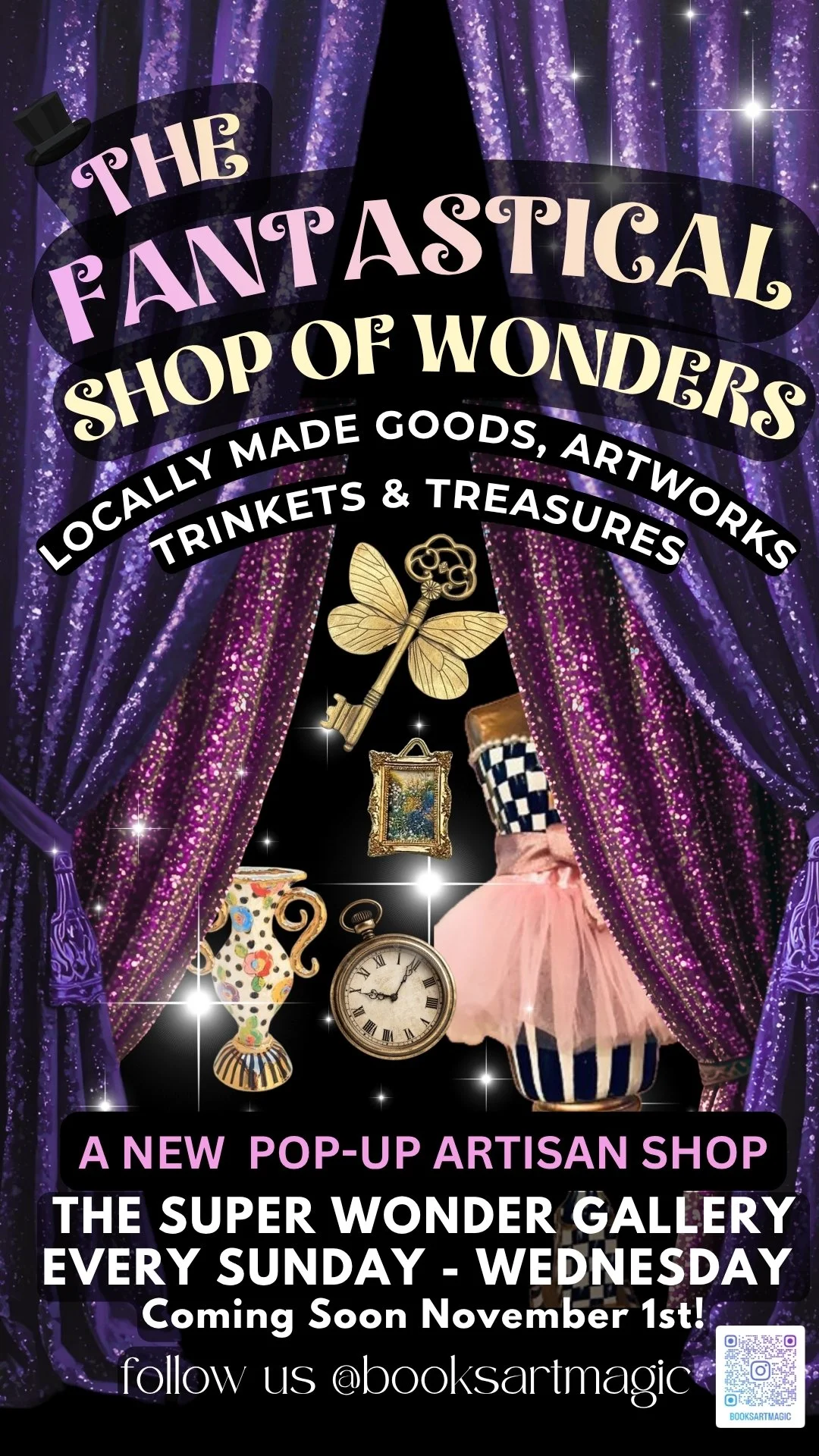 The Fantastical Shop of Wonders: Locally Made Goods, Artworks, Trinkets & Treasures