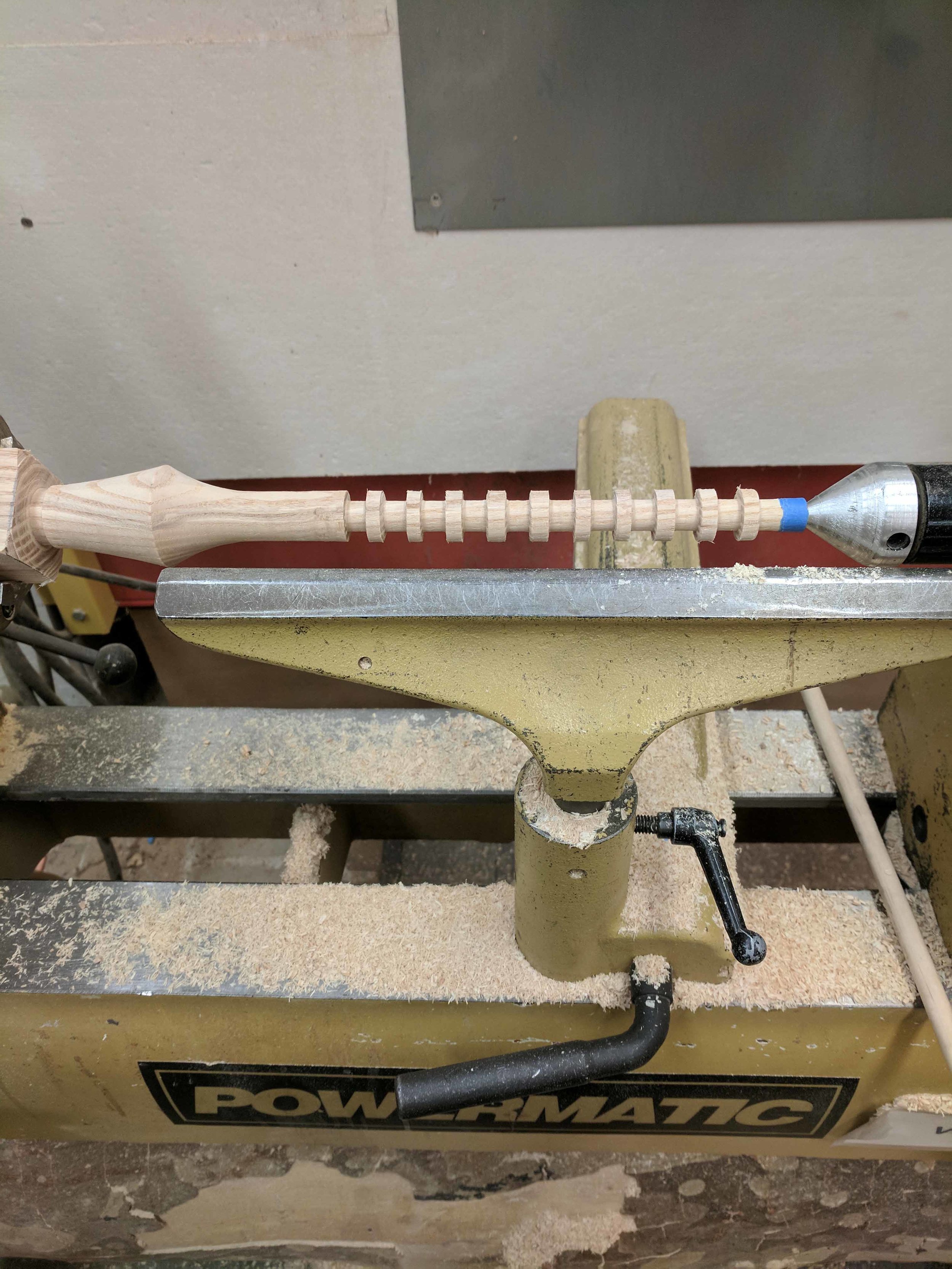 TURNING THE TOP SPINDLE