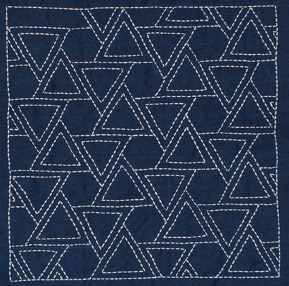 Shashiko Embroidery: Japanese Mending