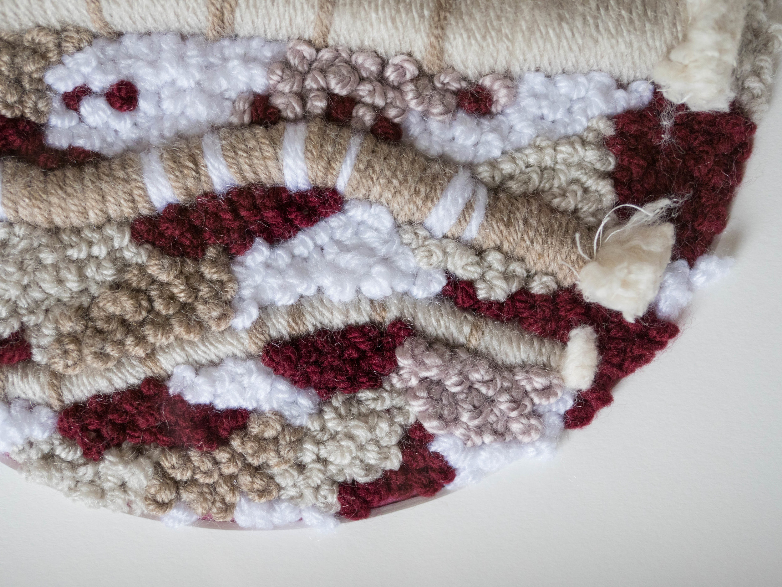 Yarn Embroidery Wall Hanging - Oxtail Mountain - P1010081.jpg