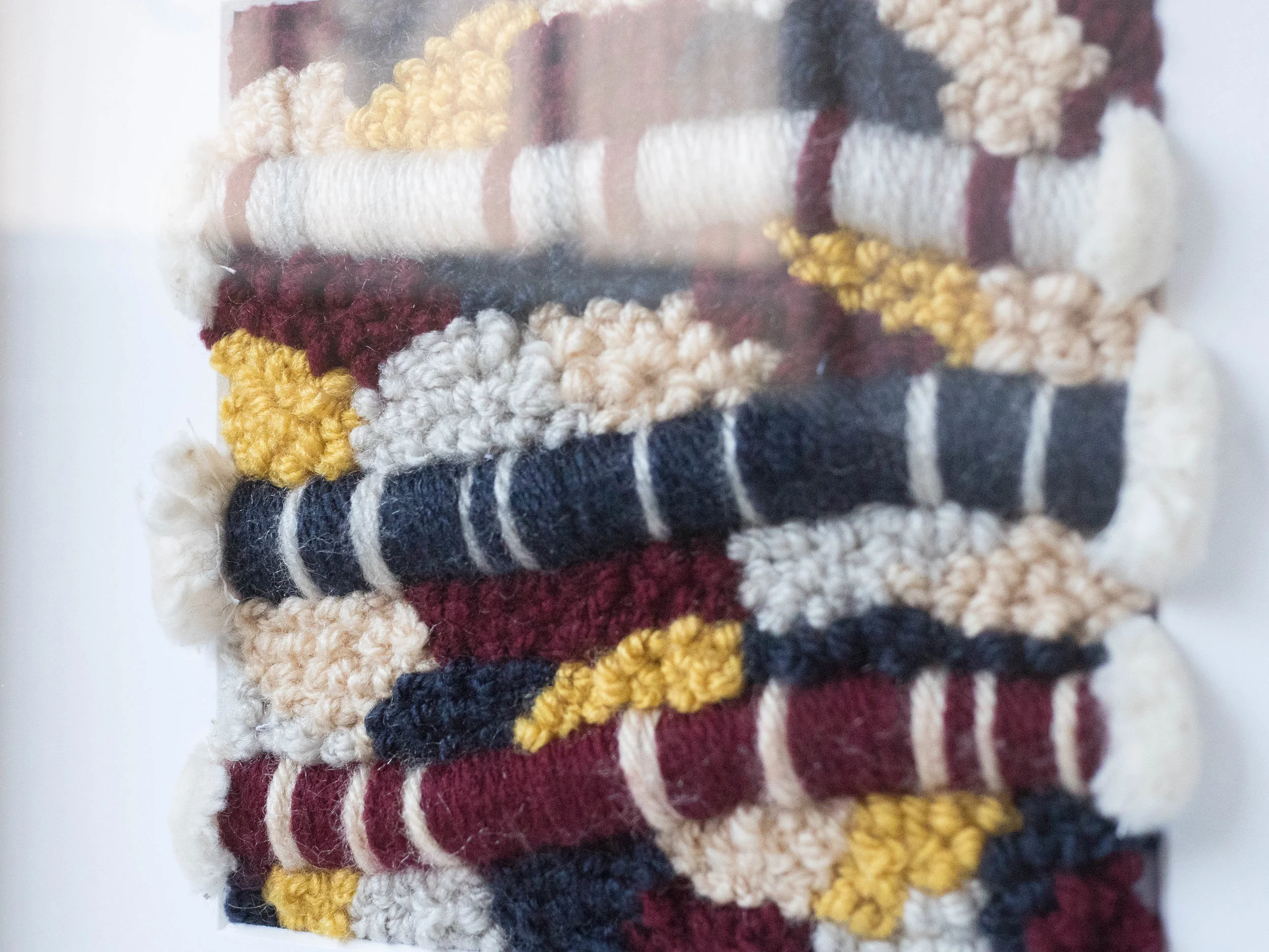 Yarn Embroidery Wall Hanging - Forrest Floor -  P1010185.jpg