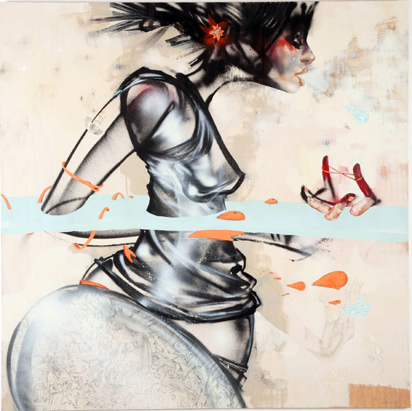 Waist-deep by David Choe