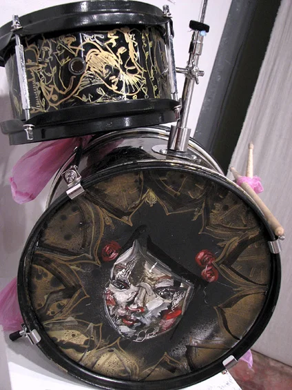 David-Choe-Drum-Set