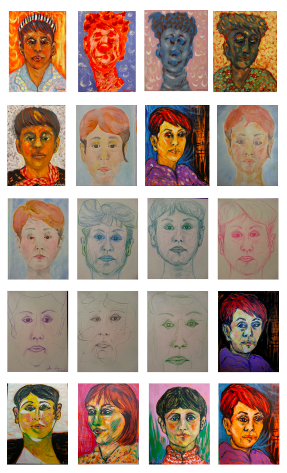 Jane Choe artwork from FIFTY24SF art show in 2014