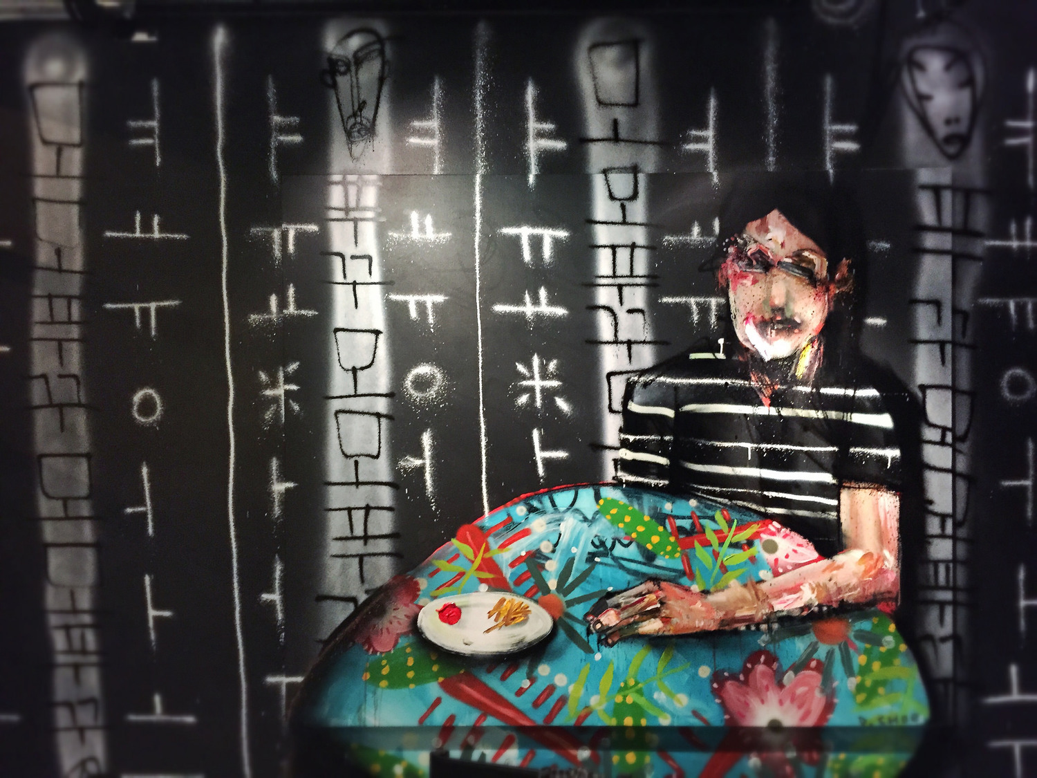 David Choe - Mural - Momofuku Ko - Los Angeles