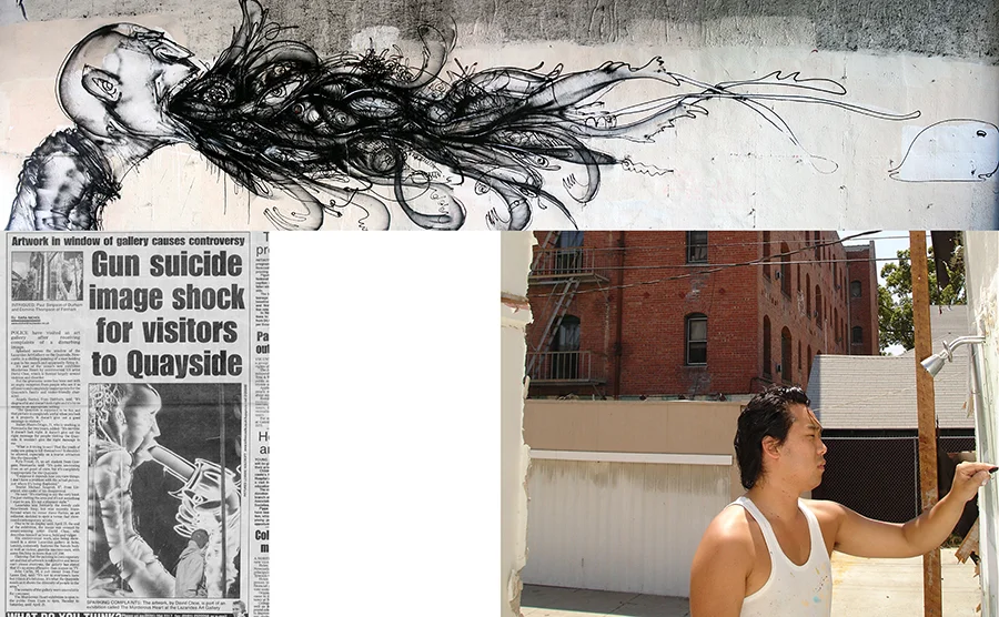 David Choe Murals in London and Los Angeles (2008)