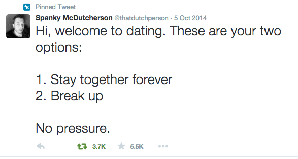 One of my favorite tweets of all time. You can follow @thadutchperson on twitter by clicking here .