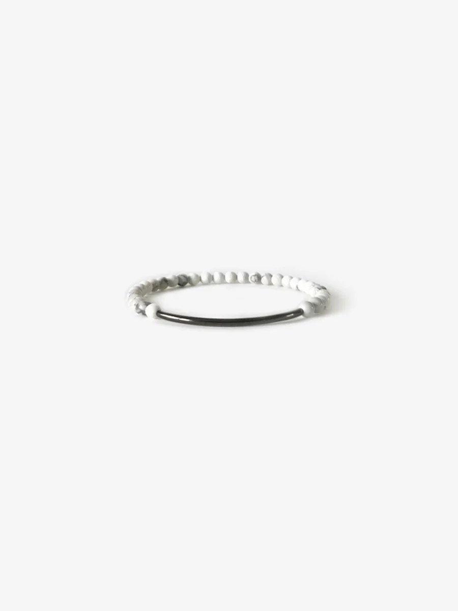 Tubular _ White Howlite _ Gunmetal.jpg