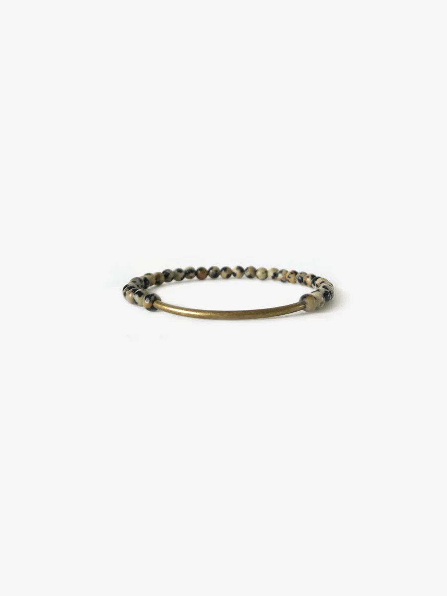 Tubular _ Dalmatian Jasper _ Brass.jpg
