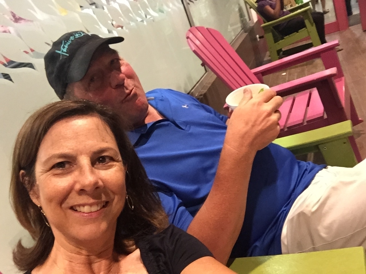 Found the best frozen yogurt EVER at Sweet Frog just across the street from the Fiesta Hotel!
