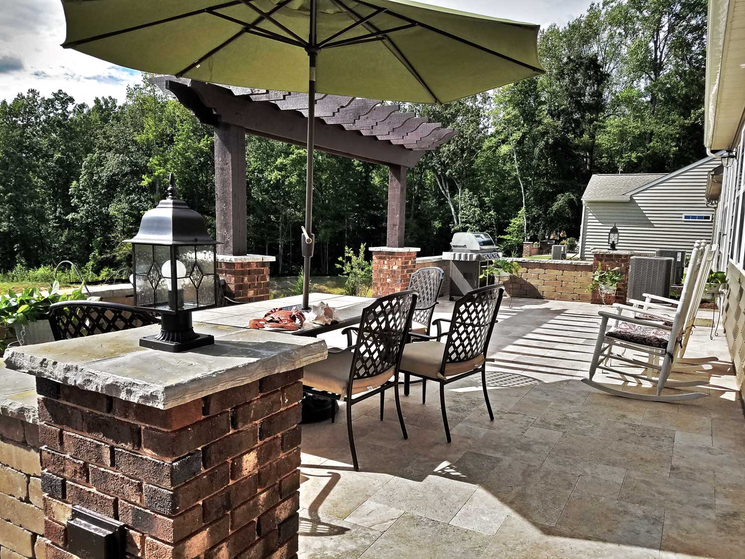 Backyard Design Charlotte NC Paver Patios Charlotte NC