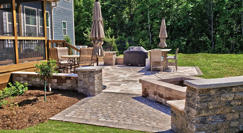 Backyard Design Charlotte NC Paver Patios Charlotte NC