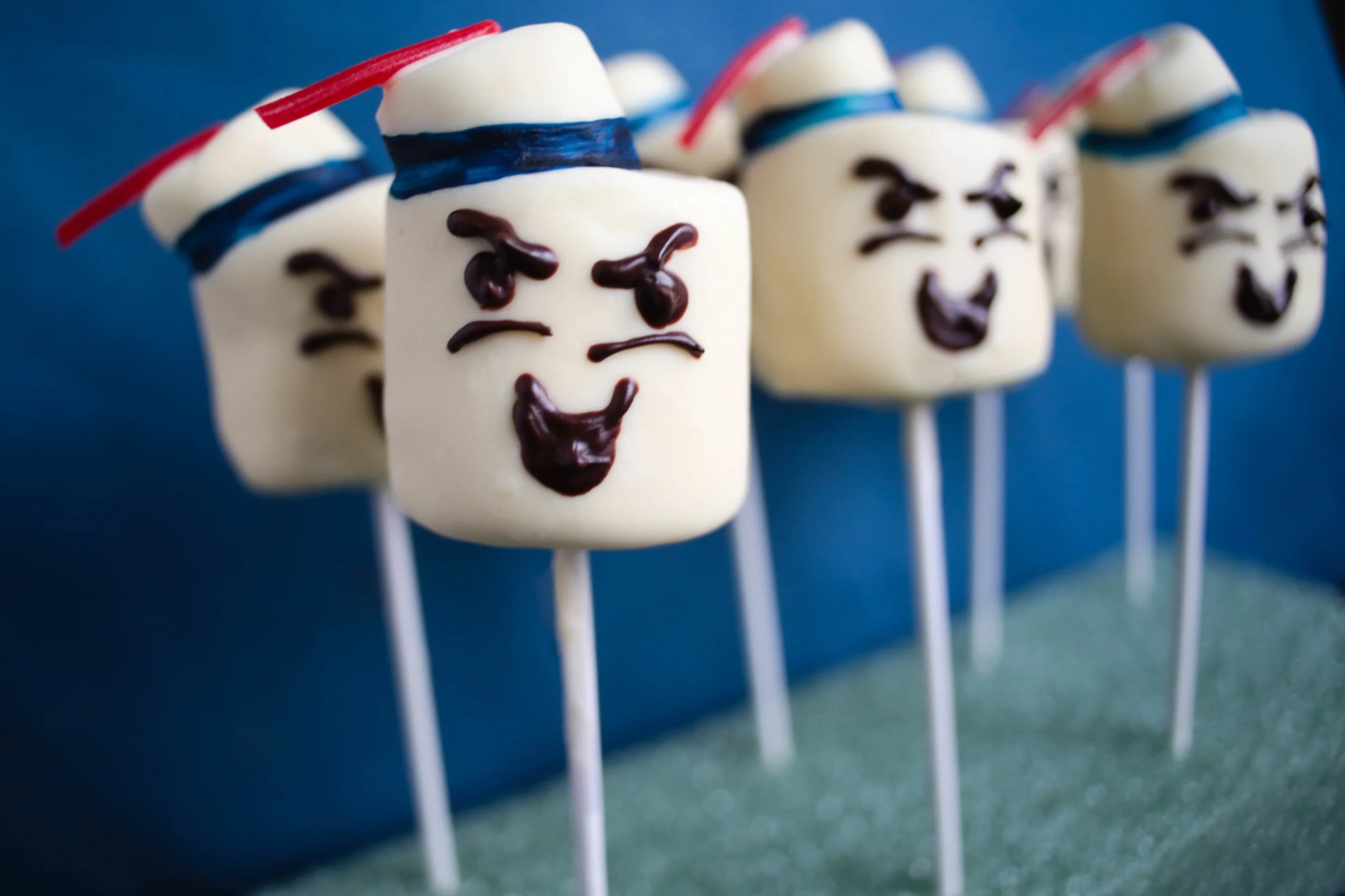 How To: Stay Puft Marshmallow Pops