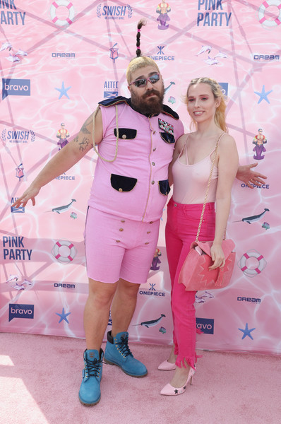 Mery Racauchi on the PINK carpet with The Fat Jewish . Photo by Daily Mail.