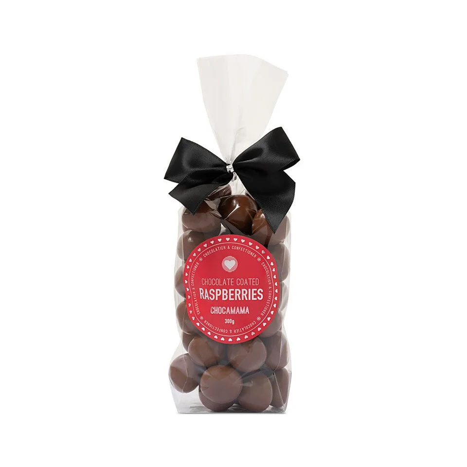 Mixed Chocolate Raspberries 300g