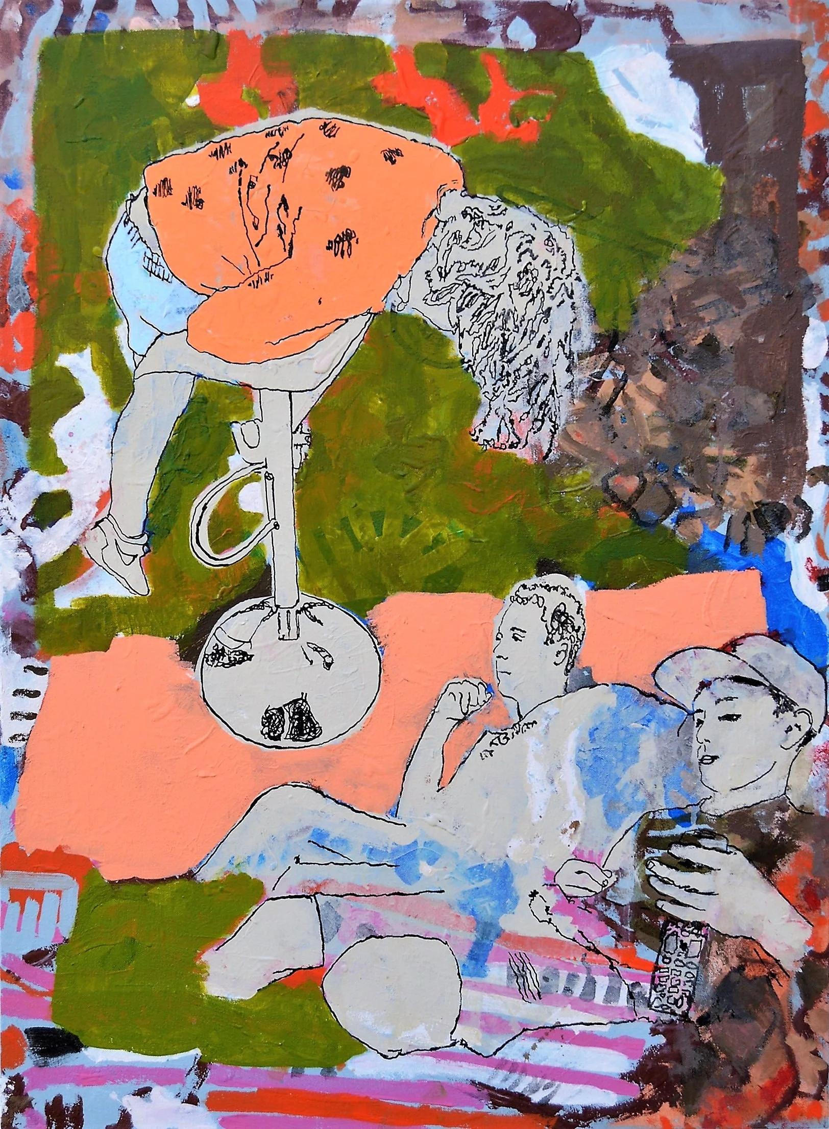 36 x 24 IN. acrylic on canvas