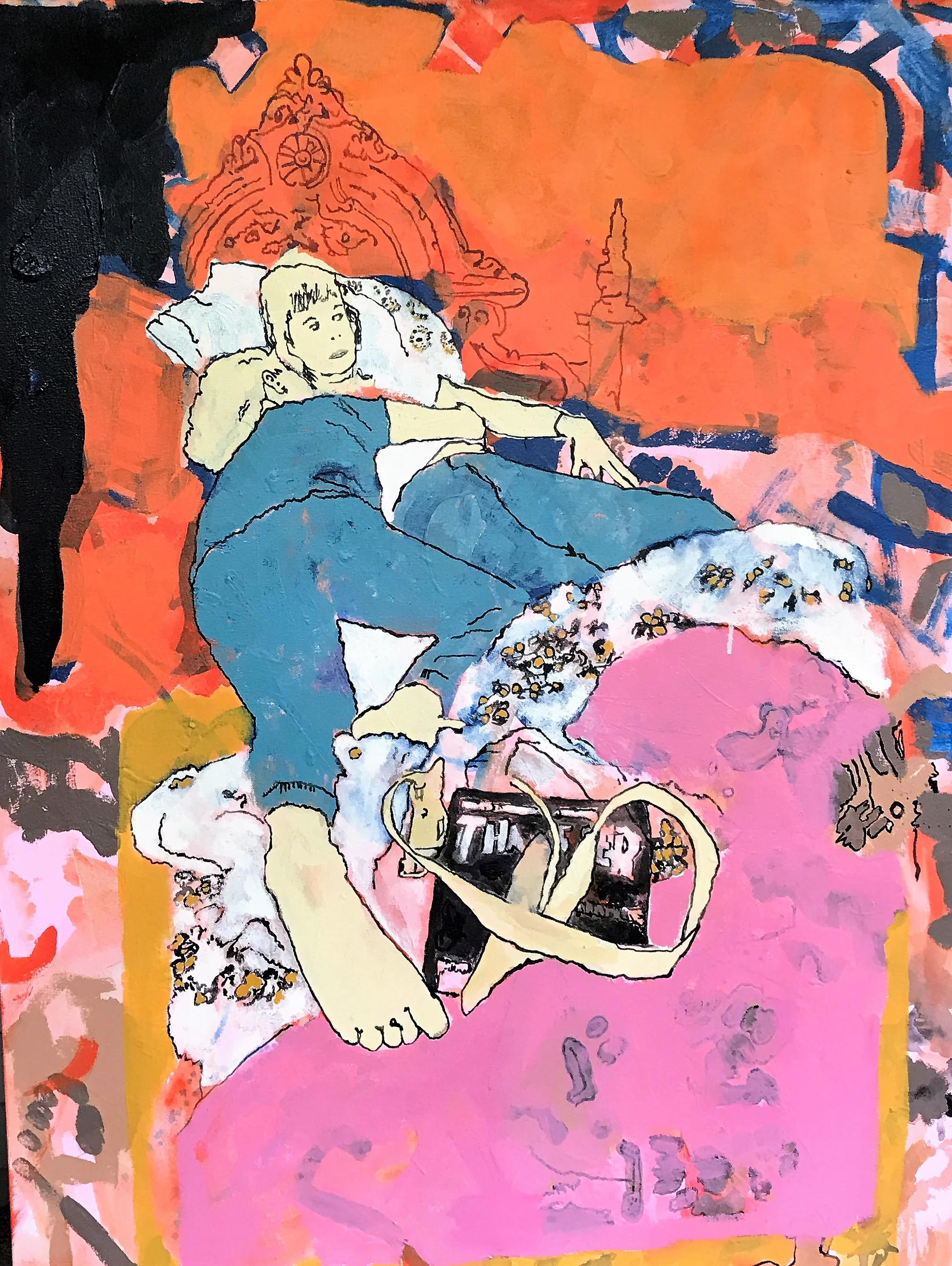 I thought for a minute of the world outside my house, and then I didn’t have anymore thoughts except the thought to hurry up and sleep 