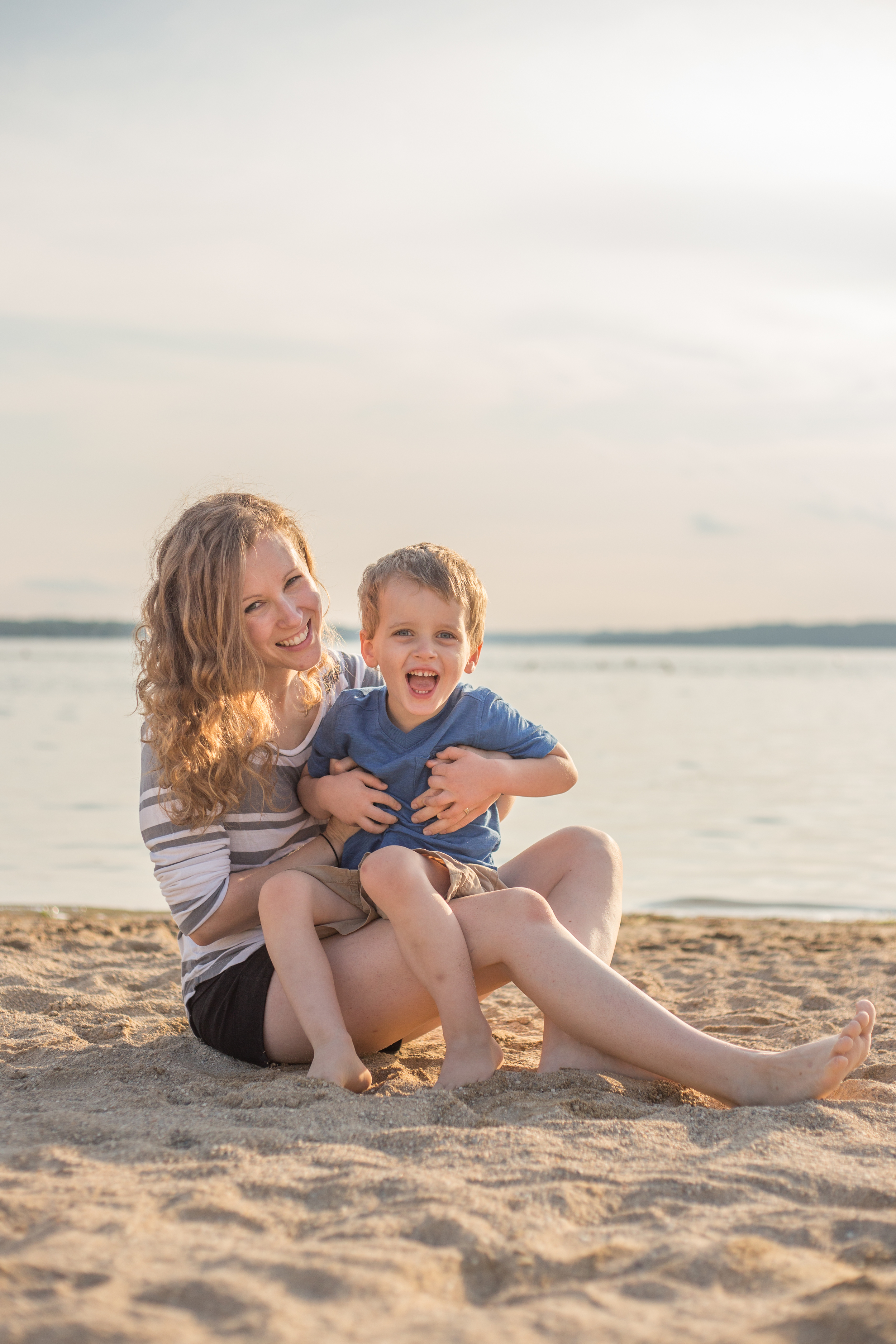 Pewaukee Waukesha Beach Family Lifestyle Photography