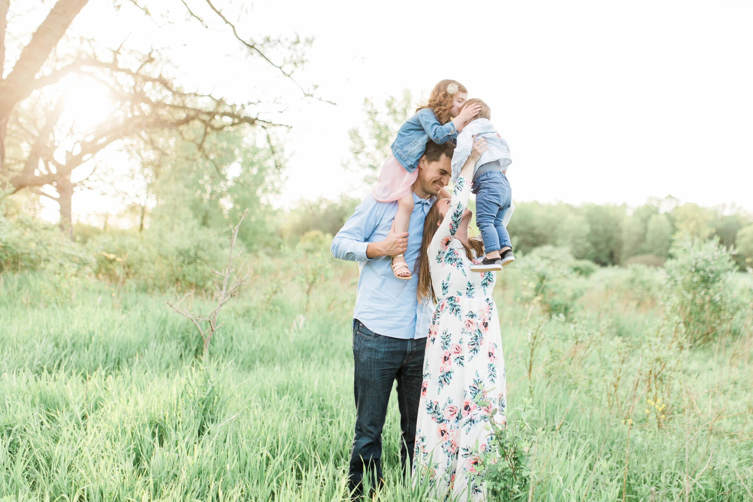 vanessa wyler brookfield waukesha sunset family photography