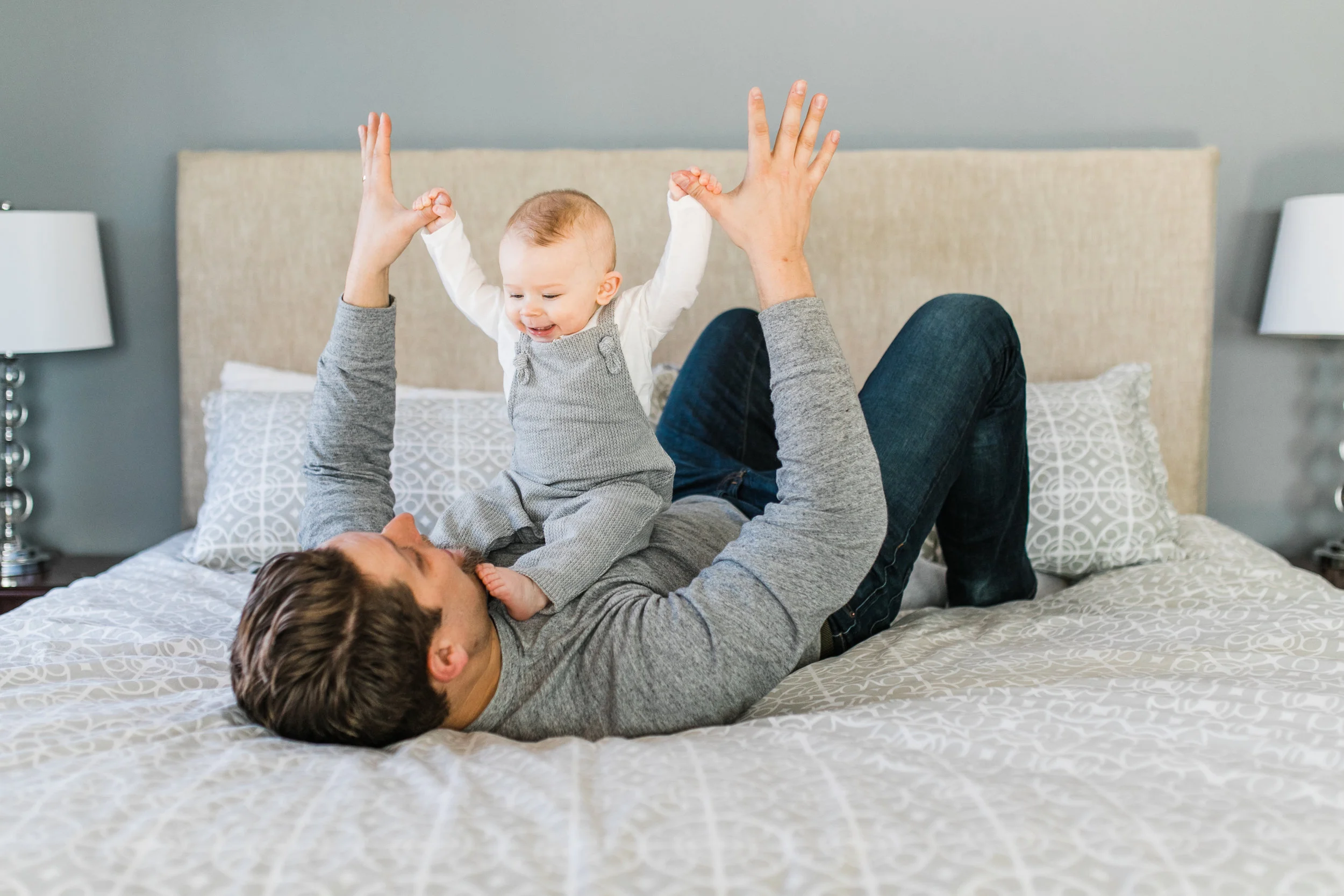 6 month old baby photography session waukesha wi