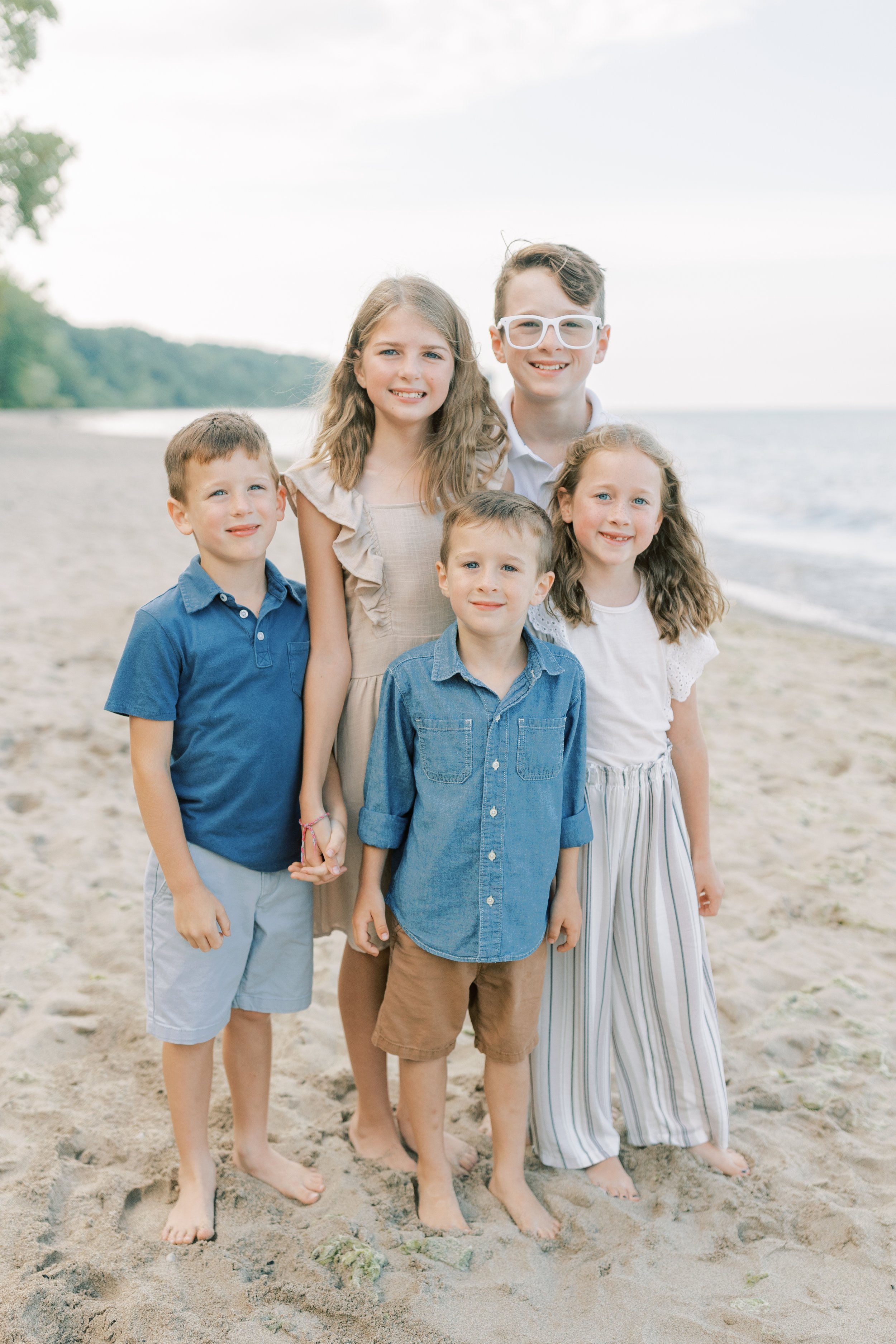 Mills Family - Vanessa Wyler Lake Michigan Beach Photography Pewaukee