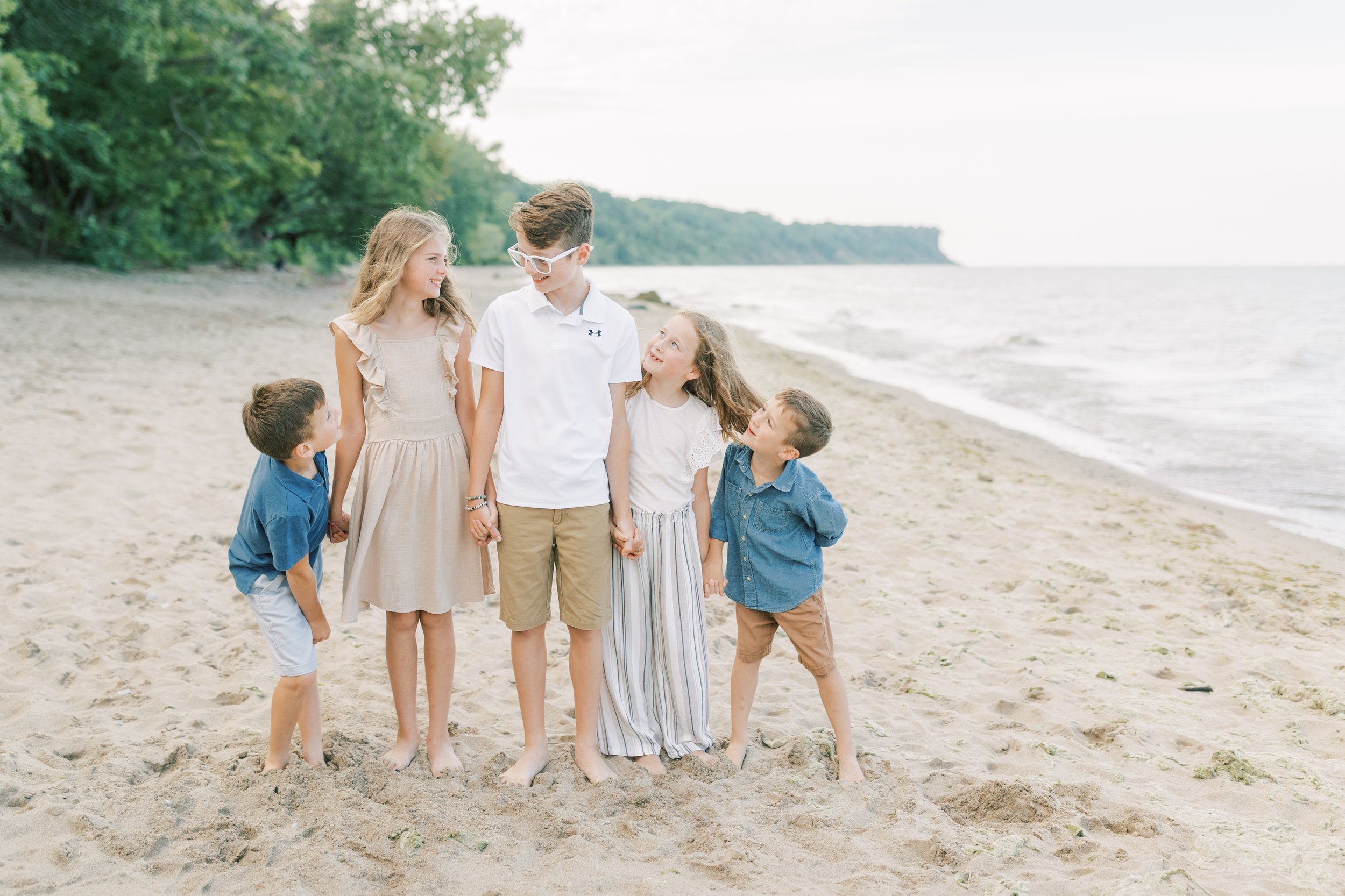 Mills Family - Vanessa Wyler Lake Michigan Beach Photography Pewaukee