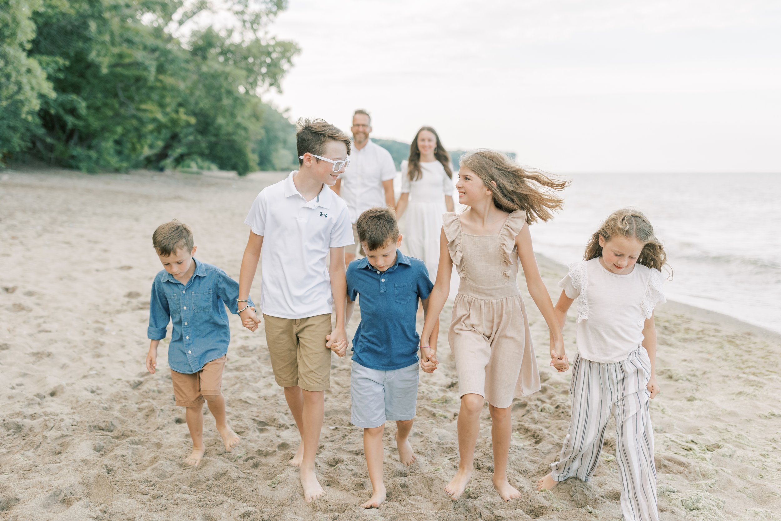 Mills Family - Vanessa Wyler Lake Michigan Beach Photography Pewaukee