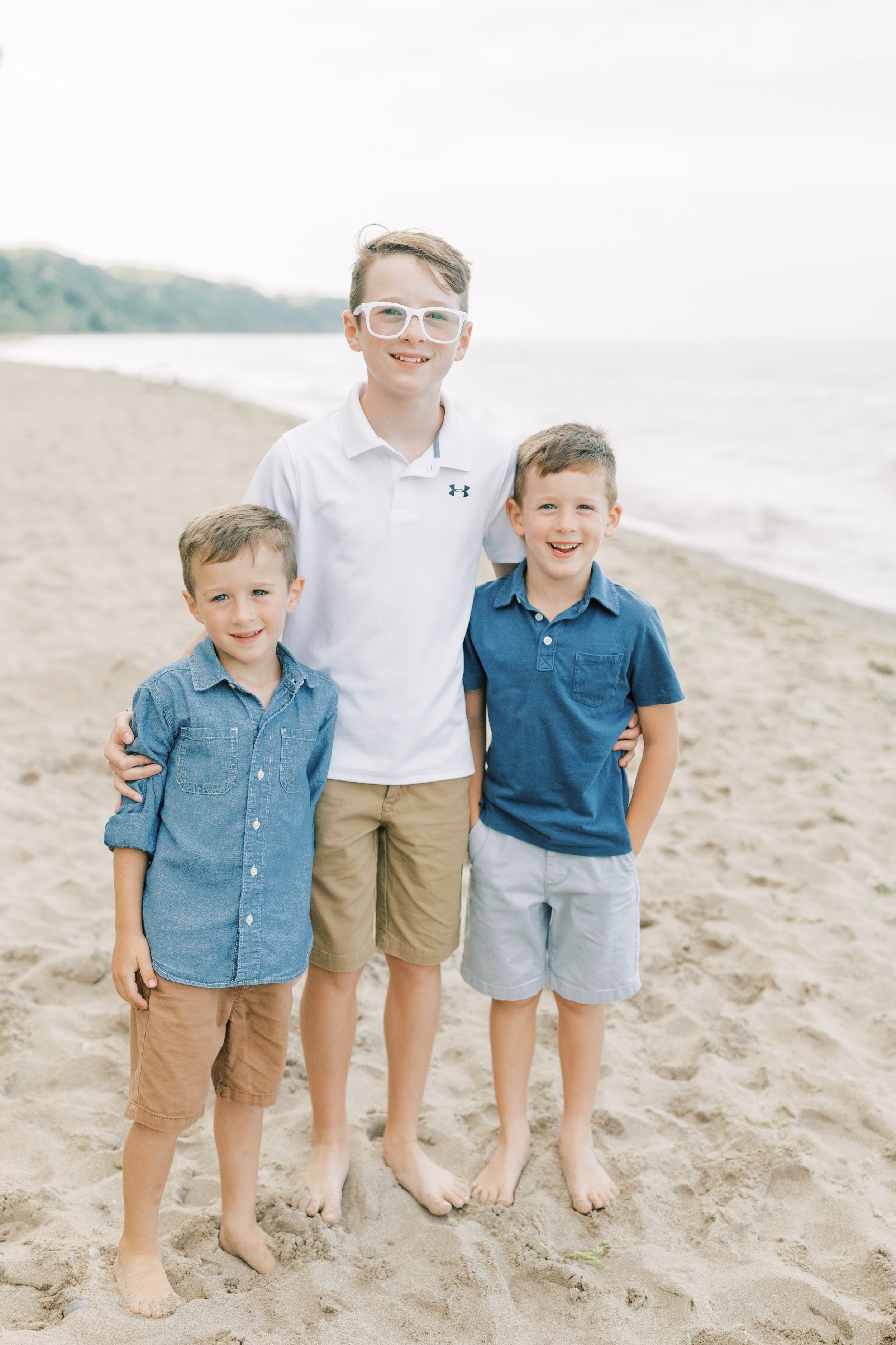 Mills Family - Vanessa Wyler Lake Michigan Beach Photography Pewaukee