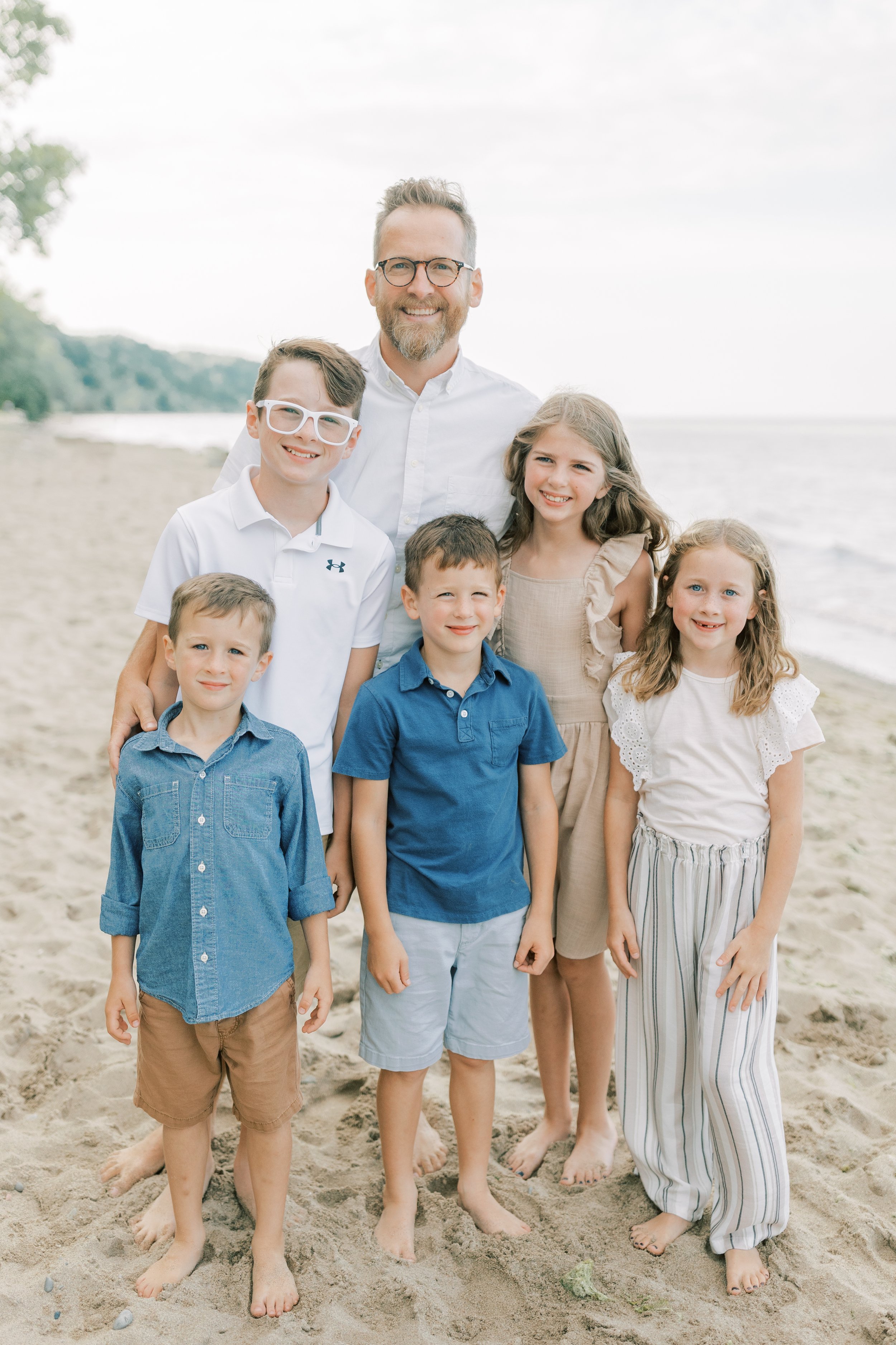 Mills Family - Vanessa Wyler Lake Michigan Beach Photography Pewaukee