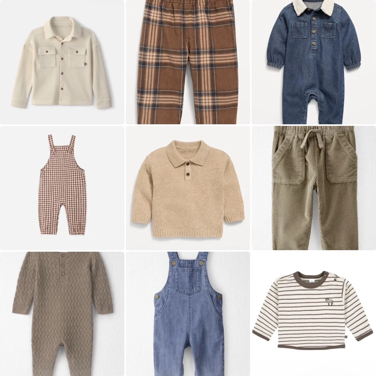fall family photo outfits for baby boy
