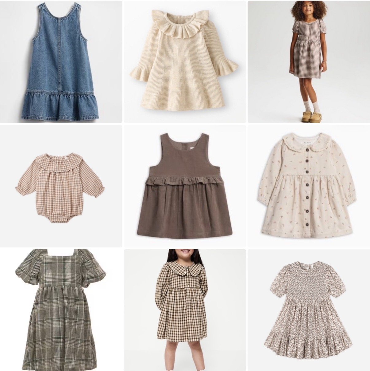 girl outfits for fall family photos