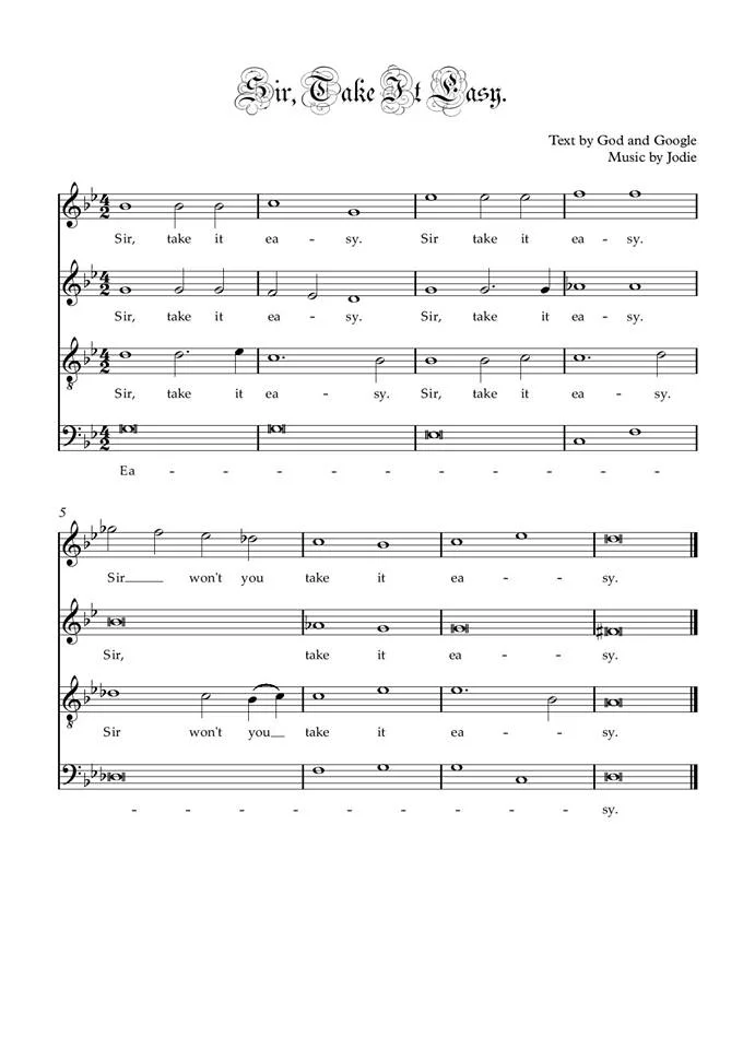 sir take it easy sheet music.jpg