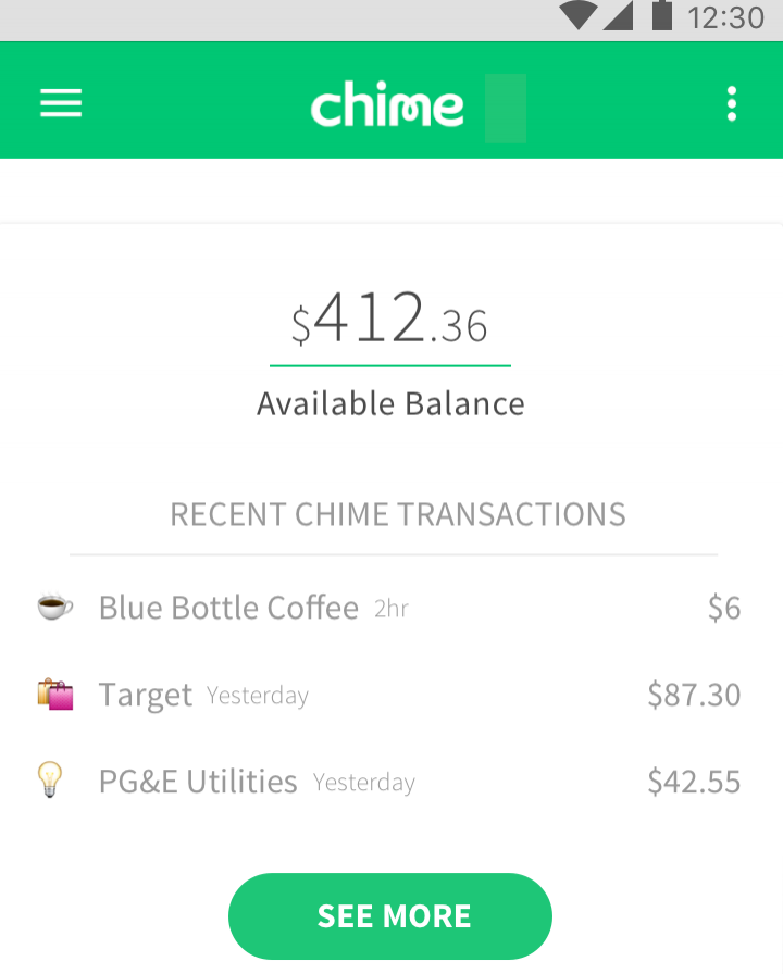 Chime UX Research + Android UI — Geronimo Carlo Ramos III