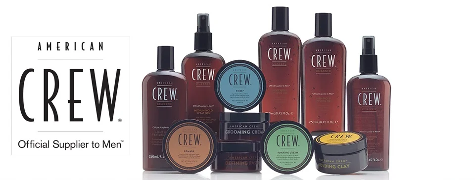 A Leading hairstyling product. A wide range of gels. wax's, pasts & creams to suite every hair style. American Crew is also available for retail ask the reception for the best product for your hairstyle.