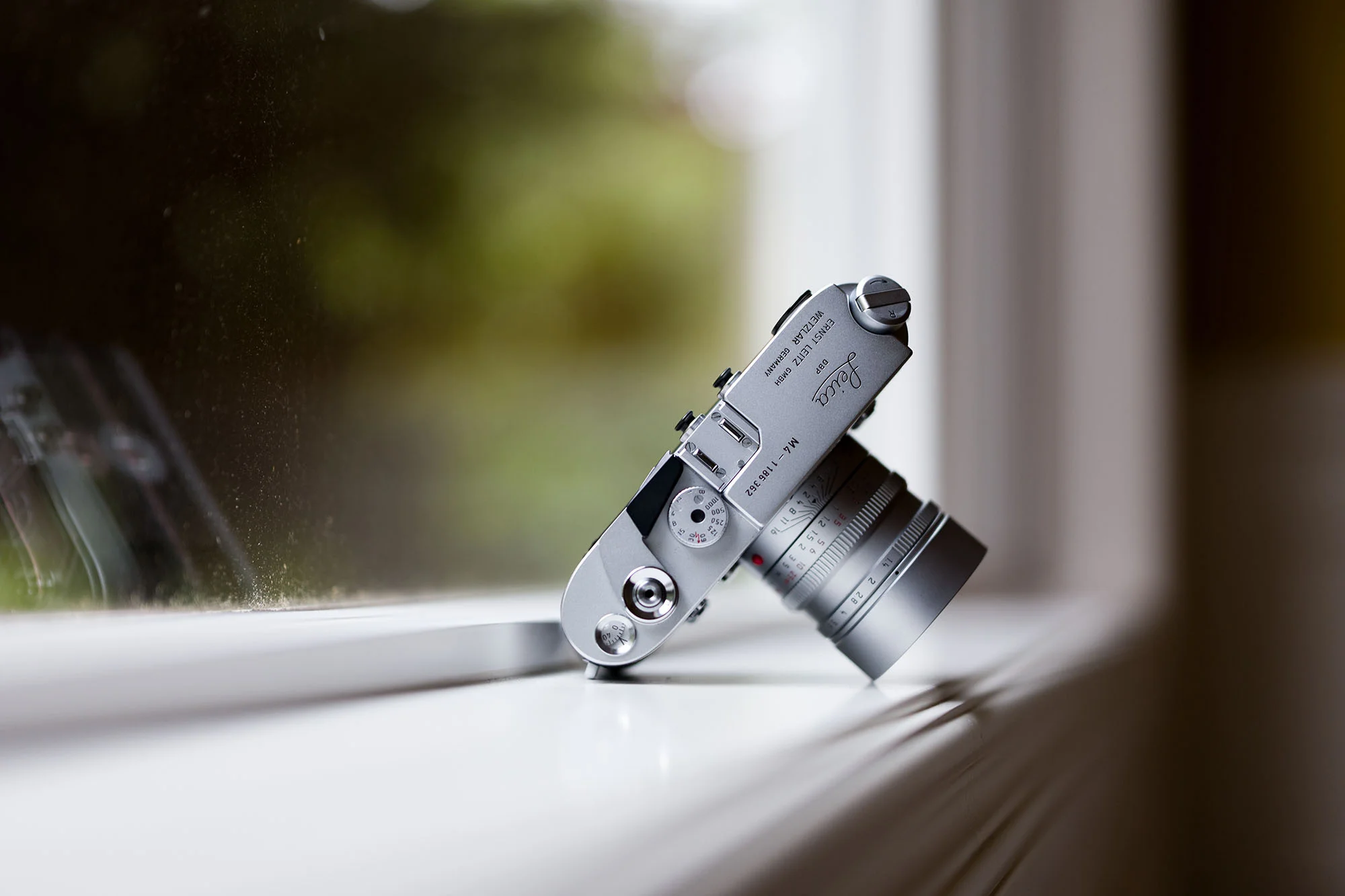 Classic Leica script engraving <3 Here, pictured with a Leica 50mm ASPH Summilux-M