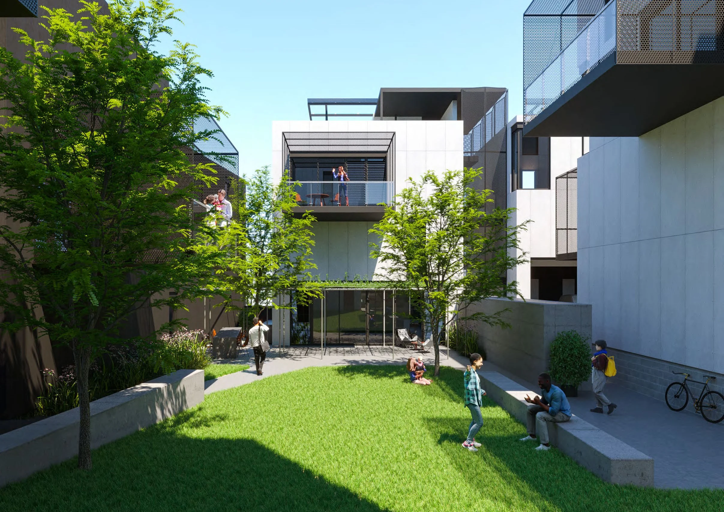 Artist impression of Baugruppe at WGV, the first of it’s kind in Australia.