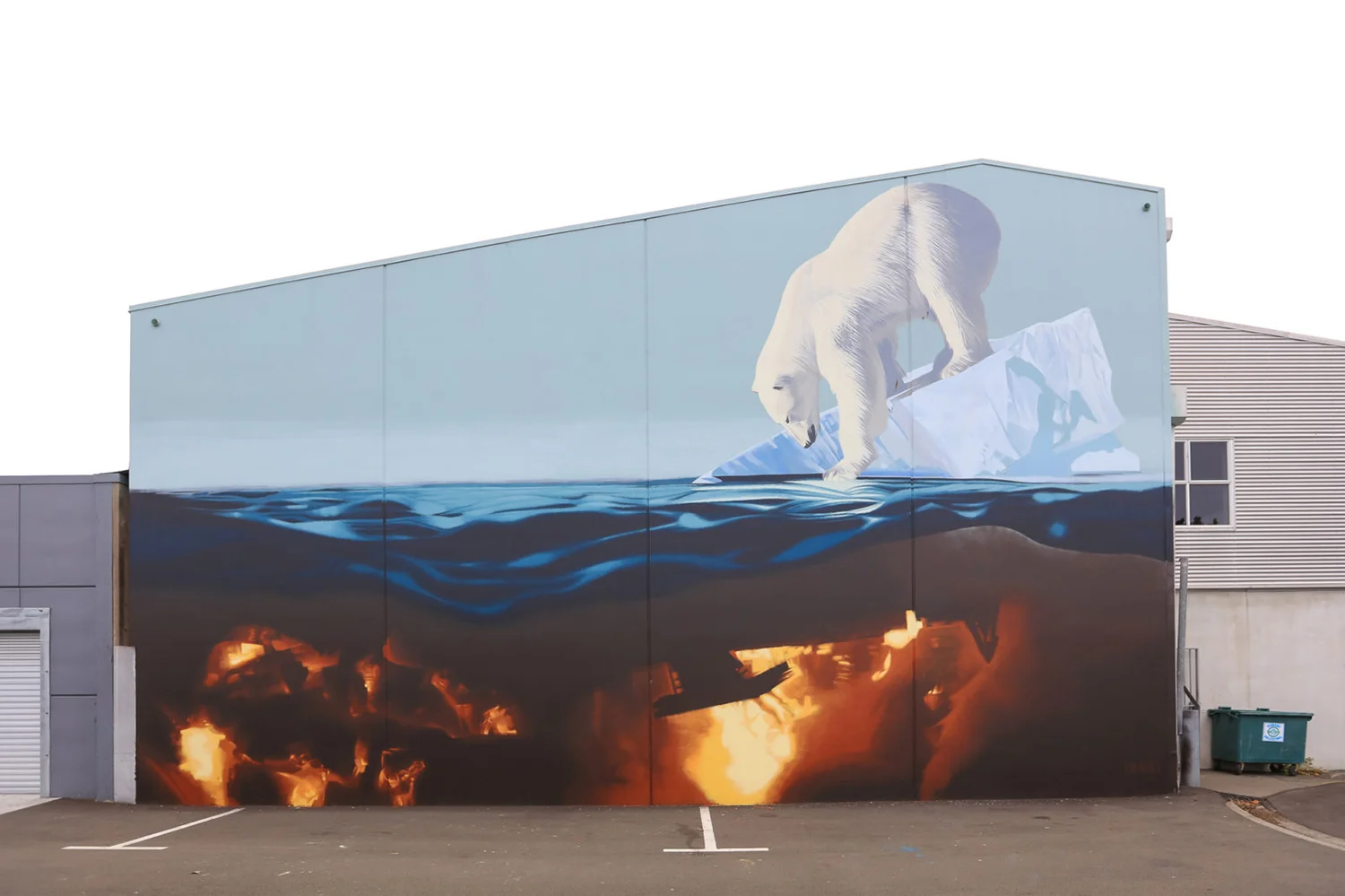 An example of a Sea Walls mural by Onur.