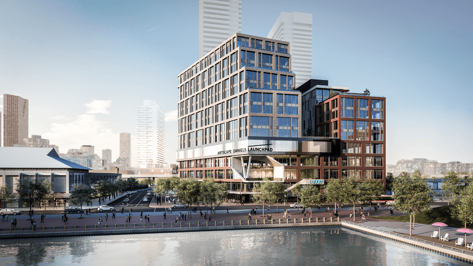 Artscape Daniels Launchpad at the Daniels Waterfront precinct. Image credit: Artscape Daniels Launchpad.