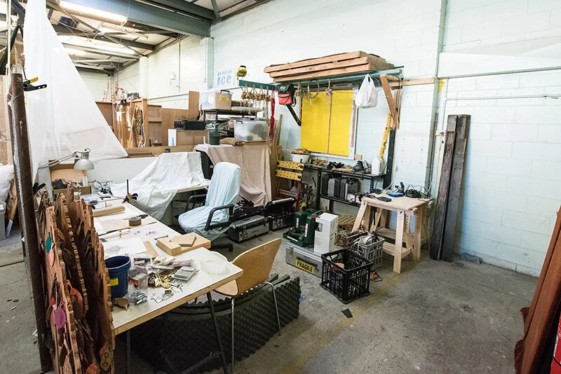 A studio space at 107 Projects, based in Redfern, Sydney. Image Credit: 107 Projects